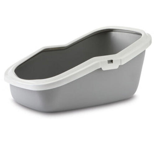 Savic Katzentoilette Aseo - grau/weiß