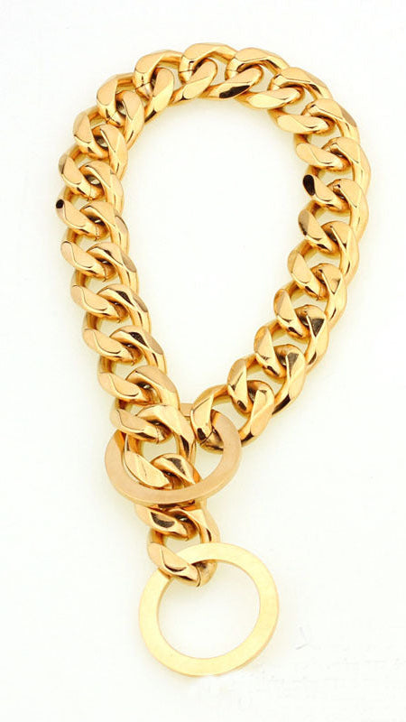 Grobe Zugkette aus Edelstahl