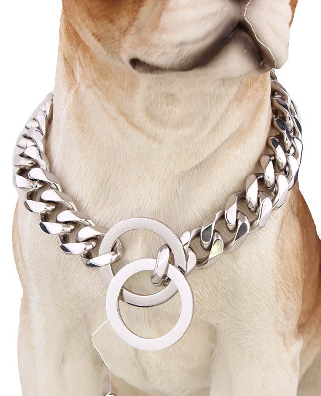 Grobe Zugkette aus Edelstahl