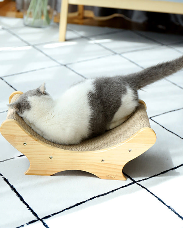 Katzenbett Kratzbrett Wellpappe