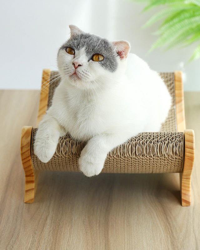 Katzenbett Kratzbrett Wellpappe