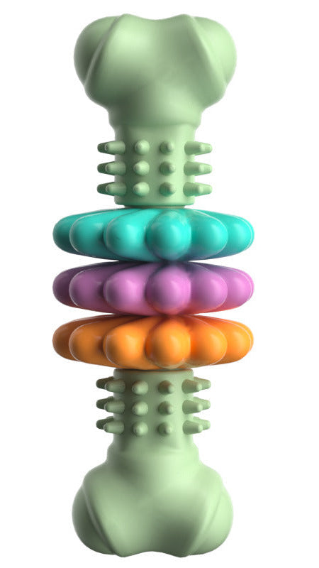 Kauspielzeug für Hunde, Hundeknochen-Typ, Hunde-Zahnreinigungsspielzeug, unzerstörbares TPR-Knochenkauen, bissfestes Zahnungsspielzeug, Haustierprodukte