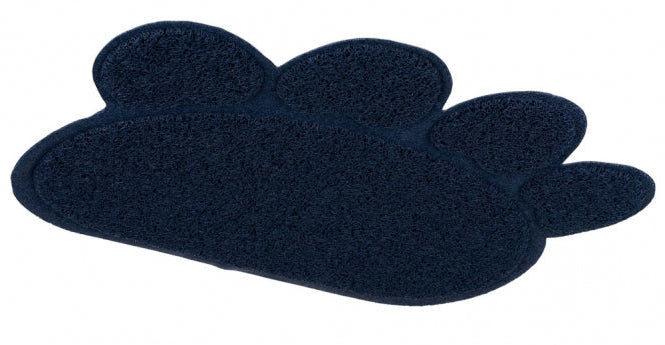 Trixie Vorleger für Katzentoiletten, Pfote dunkelblau