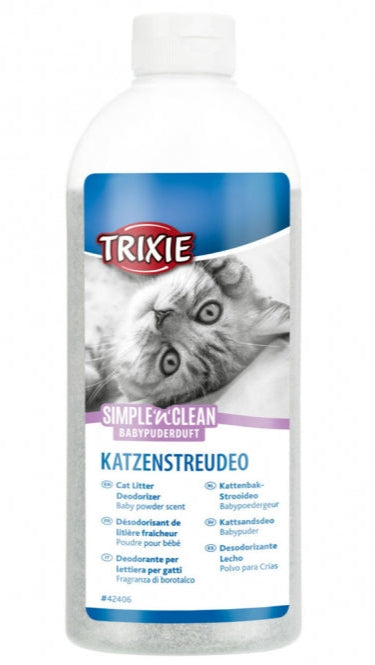 Trixie Simple'n'Clean Katzenstreudeo - Babypuderduft