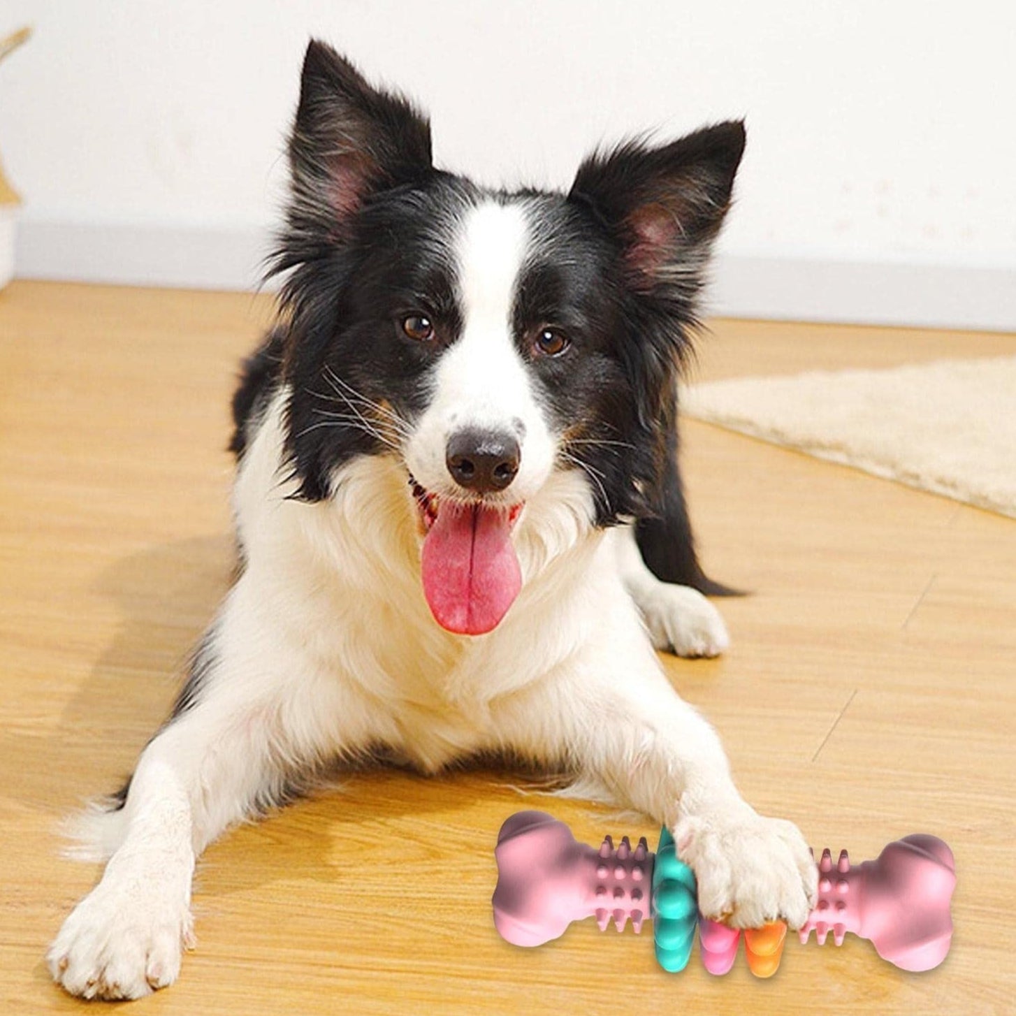 Kauspielzeug für Hunde, Hundeknochen-Typ, Hunde-Zahnreinigungsspielzeug, unzerstörbares TPR-Knochenkauen, bissfestes Zahnungsspielzeug, Haustierprodukte