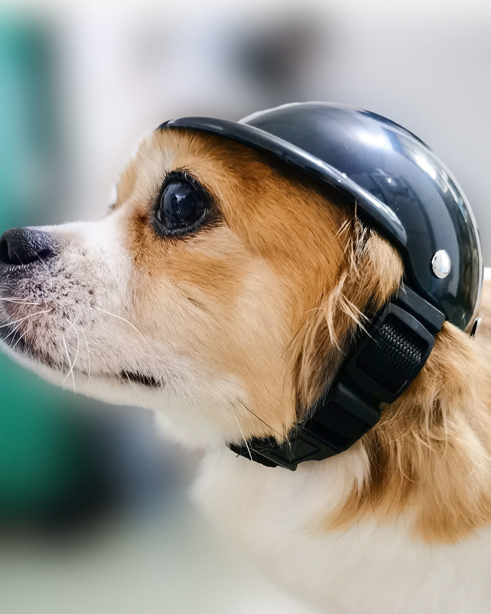 Haustierhelm Neuer Motorradhelm Hunde- und Katzenzubehör Haustierspielzeug Hut Kopfbedeckung