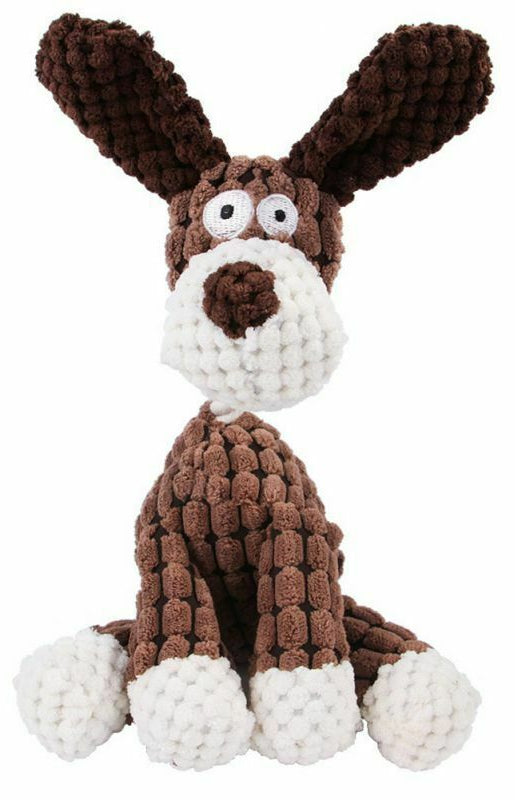 Quietschendes Hundespielzeug-Set für Welpen, süßes, weiches, langlebiges Plüsch-Kauspielzeug für Hunde mit Quietschern zur Zahnreinigung, für kleine und mittelgroße Hunde