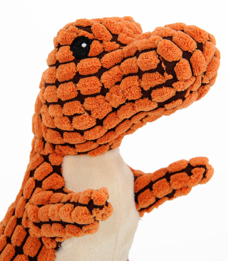 Dinosaurier Hundespielzeug Riesenhunde Haustiere Interaktives Hundespielzeug für große Hunde Kauspielzeug Chihuahua Plüsch Plüsch Quietscher