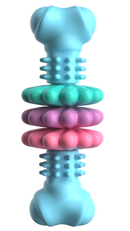 Kauspielzeug für Hunde, Hundeknochen-Typ, Hunde-Zahnreinigungsspielzeug, unzerstörbares TPR-Knochenkauen, bissfestes Zahnungsspielzeug, Haustierprodukte