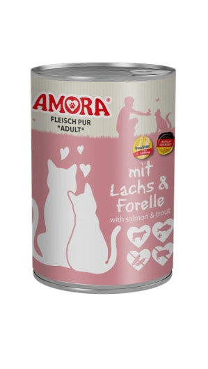 Amora Cat Dose Fleisch Pur mit Lachs & Forelle