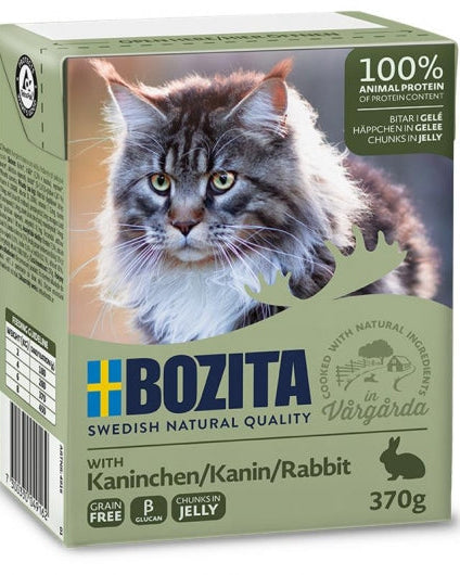 Bozita Cat Tetra Recard Häppchen in Gelee Kaninchen 370g