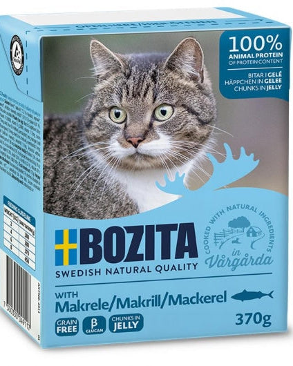 Bozita Cat Tetra Recard Häppchen in Gelee Makrele 370g