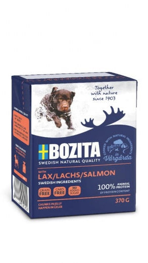 Bozita Dog Tetra Recard Happen in Gelee Lachs 370g