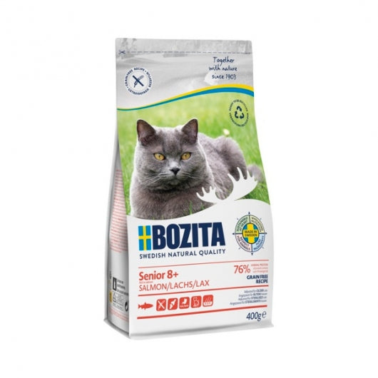Bozita Cat Senior 8+ Grain free Salmon 400g