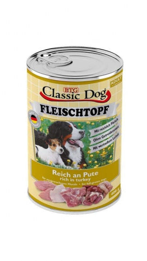 Classic Dog Fleischtopf Pute 400g