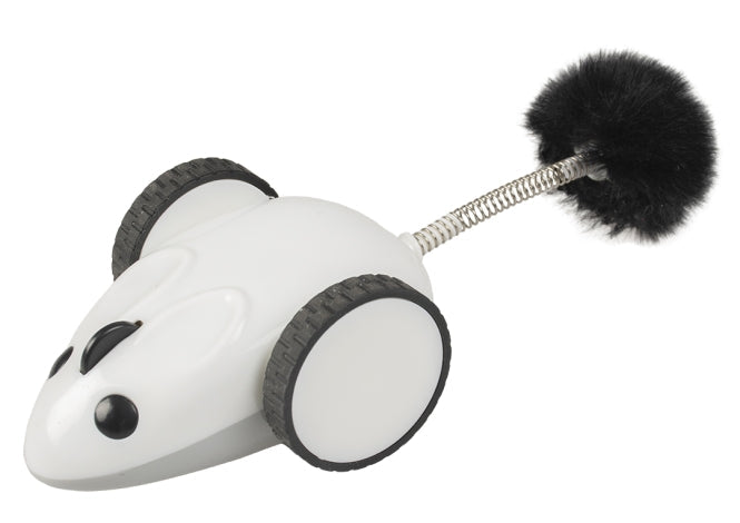 Duvoplus Cat Toy Race 'n chase Maus - weiß
