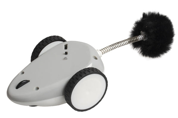 Duvoplus Cat Toy Race 'n chase Maus - weiß