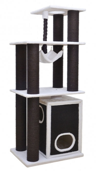 EBI Kratzbaum Swindon - weiss für große Katzen