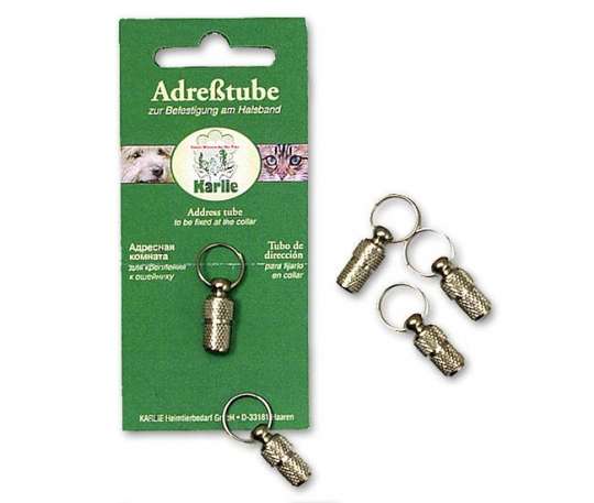 Karlie Adresstube - Silberfarben, Klein
