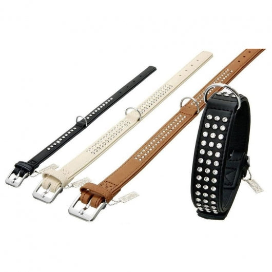 Karlie Nordic Strass Halsband - Biscuit (Hellbeige)Gesamtlänge: ca. 65 cm Breite: ca. 40 mm