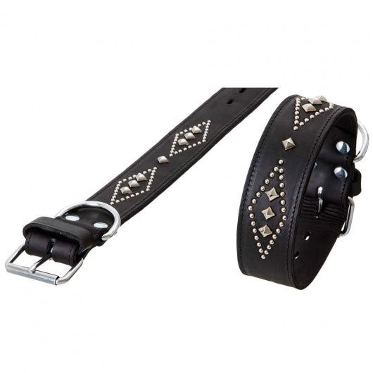 Karlie RONDO Halsband doubliert mit Ziernieten für große Hunde