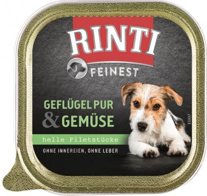 Rinti Schale Feinest Geflügel & Gemüse 150g