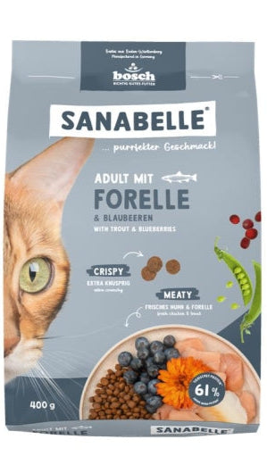Sanabelle Adult mit Forelle
