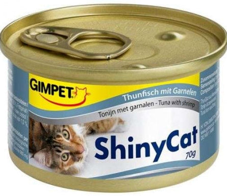 GimCat ShinyCat Thunfisch mit Garnelen 70g