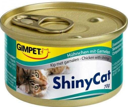 GimCat ShinyCat Hühnchen mit Garnelen 70g