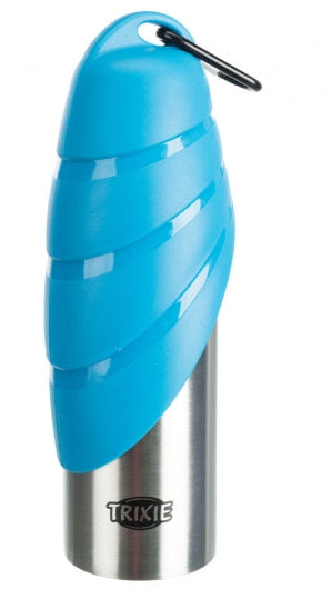 Trixie Edelstahl-Flasche mit Trinknapf 750 ml