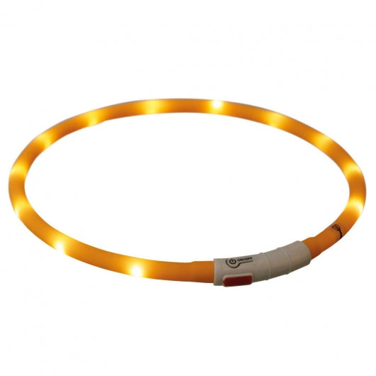 Trixie Flash Leuchtring USB aus Silikon