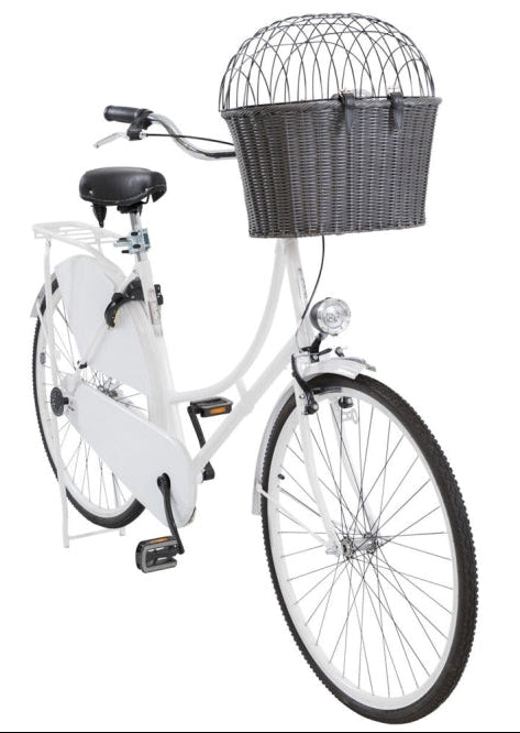 Trixie Front-Fahrradkorb aus Polyrattan