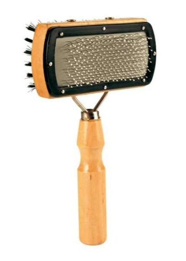 Trixie Holzbürste - doppelseitig, 18 x 10 cm