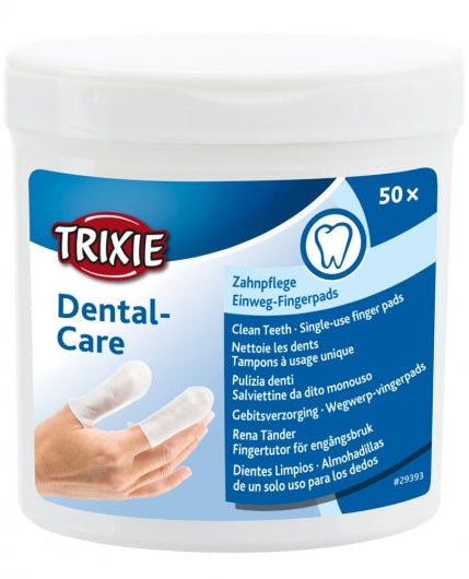 Trixie Zahnpflege Einweg-Fingerpads - 50 Stück