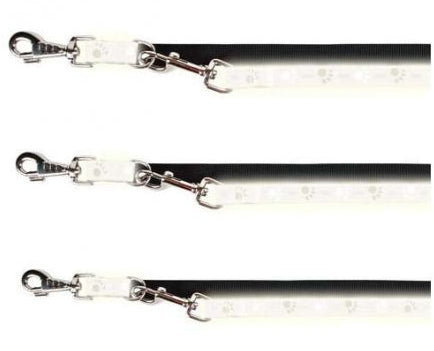 Trixie Verlängerungsleine Silver Reflect - Pfotenmotiv