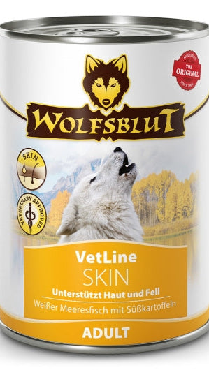 Wolfsblut Dose VetLine Skin & Coat 395g
