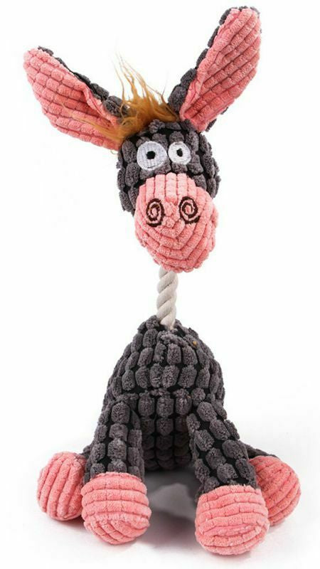 Quietschendes Hundespielzeug-Set für Welpen, süßes, weiches, langlebiges Plüsch-Kauspielzeug für Hunde mit Quietschern zur Zahnreinigung, für kleine und mittelgroße Hunde