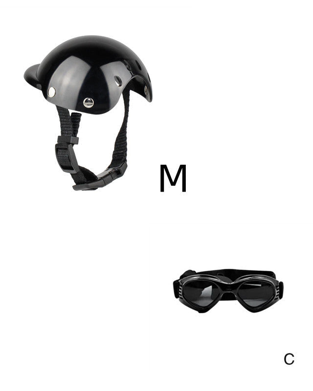 Haustierhelm Neuer Motorradhelm Hunde- und Katzenzubehör Haustierspielzeug Hut Kopfbedeckung