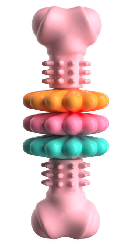 Kauspielzeug für Hunde, Hundeknochen-Typ, Hunde-Zahnreinigungsspielzeug, unzerstörbares TPR-Knochenkauen, bissfestes Zahnungsspielzeug, Haustierprodukte