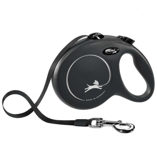 FLEXI Rollleine New CLASSIC Gurt - 8m, bis 50kg