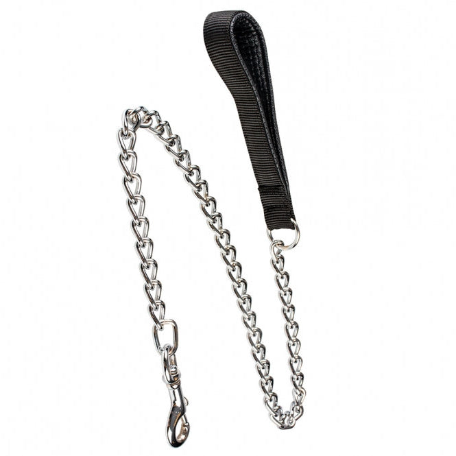 Duvoplus Kettenleine mit gepolstertem Griff - schwarz