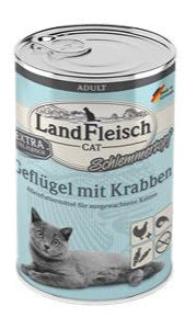 Landfleisch Cat Adult Schlemmertopf mit Geflügel & Krabben 400 g